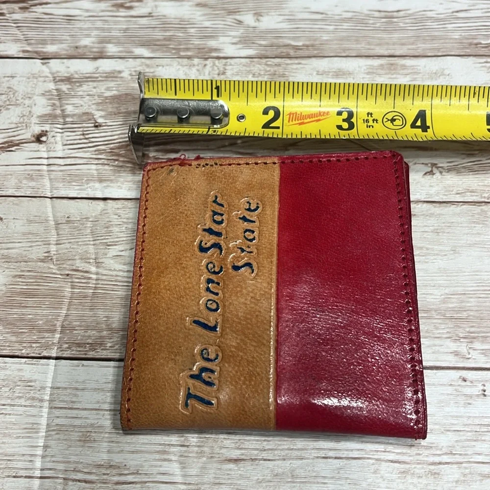 Texas The Lone Star State Leather Wallet